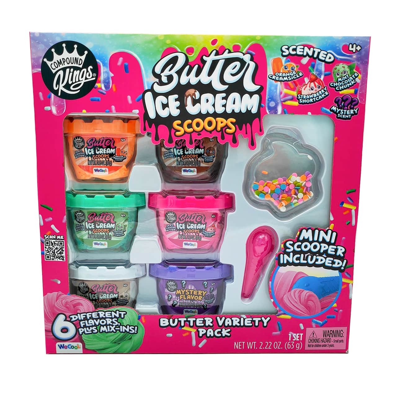 Compound Kings Butter Ice Cream Scoops Slime Variety Pack Michaels compound-kings-butter-ice-cream-scoops-slime-variety-pack-michaels
